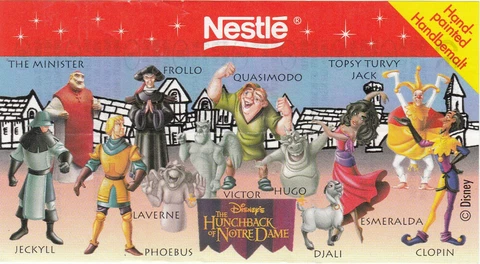 Vintage Nestle Minifigures - Hunchback of Notre Dame Series (1996): Choose Yours Cover