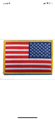 2 Pack US Army Military Issue Reverse American USA Flag W/ Hook ...