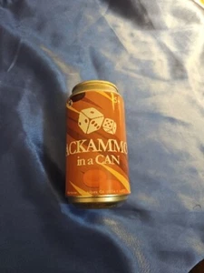 Backammon In a Can Game- Sealed New - Picture 1 of 2