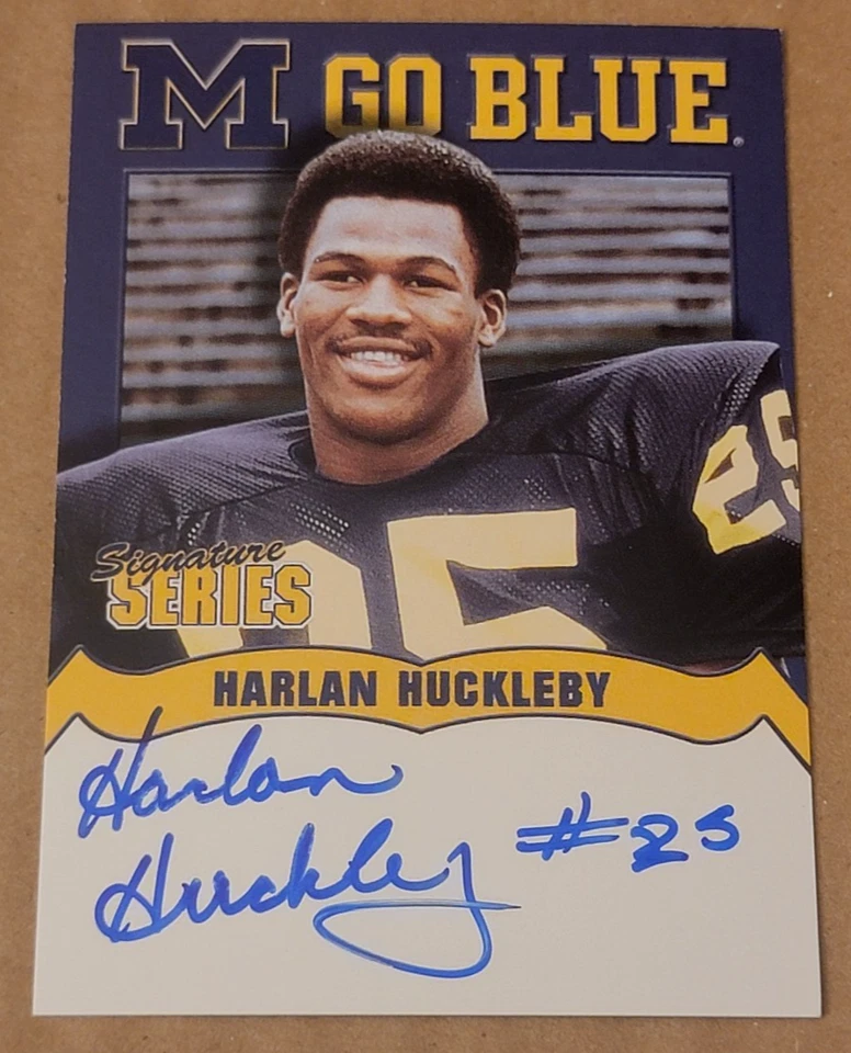 TK Legacy Michigan Wolverines MGB21 Harlan Huckleby Autograph - Image 1 of 2