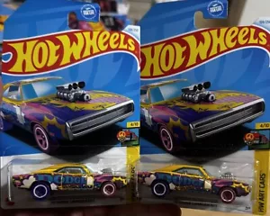 Hot Wheels ‘70 Dodge Charger R/T Lot Of 2  Yellow - Picture 1 of 1