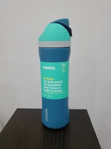 Owala FreeSip Stainless Steel Water Bottle / 24oz / Color: Shark - Picture 1 of 9
