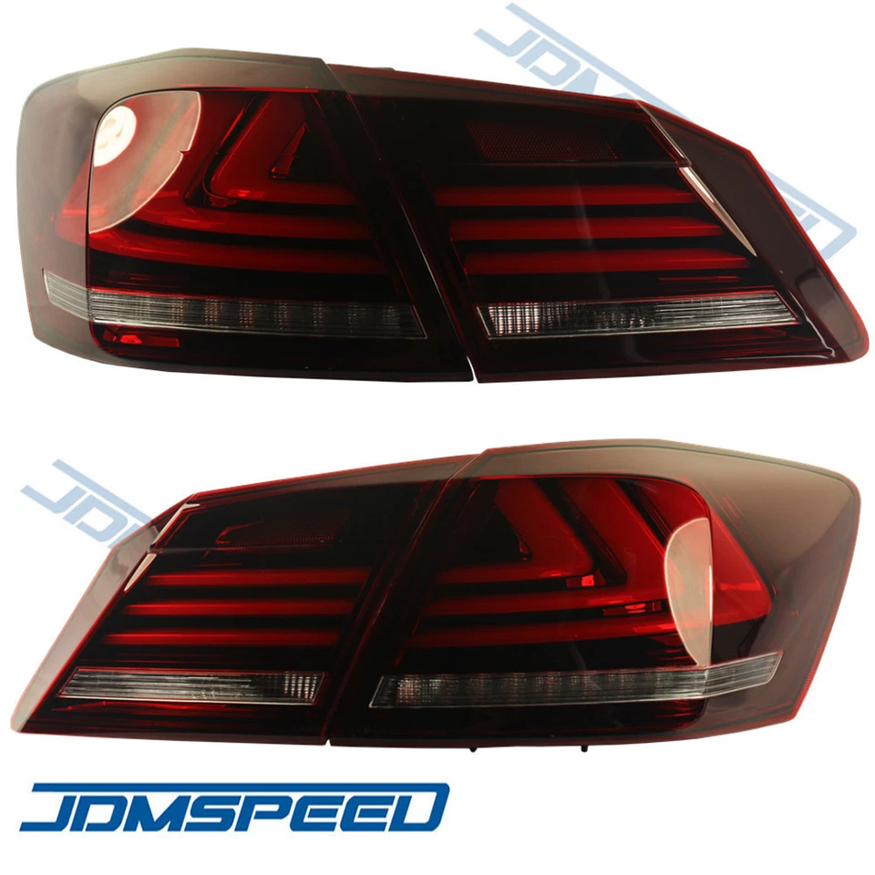 Nuevas luces traseras freno led para Honda Accord 2013 2014 2015 sedán de 4 puertas Foto 1 de 4