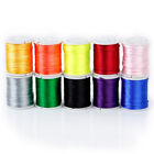 10Color 8M Nylon Chinese Knot Cord Macrame Rattail Braided Thread String 1mm