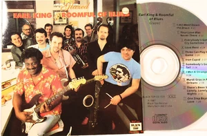EARL KING & ROOMFUL OF BLUES "GLAZED" (CD) Blues G+ Cond Ships Free - Picture 1 of 3