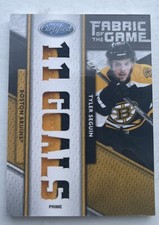 2011-12 Certified Fabric of the Game National Die Cut Prime #14 Tyler Seguin 1/5