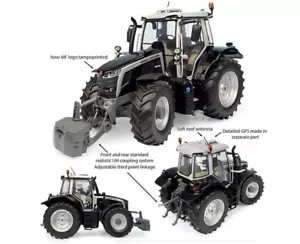 Modellino Universal Hobbies TRATTORE MASSEY FERGUSON 6S.180 diecast scala 1:32 - Foto 1 di 1