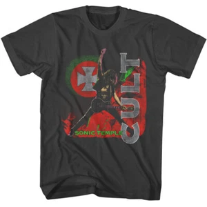 Herren-T-Shirt The Cult Guitarist Billy Duffy Sonic Temple Punk Rock Band Merch - Bild 1 von 5
