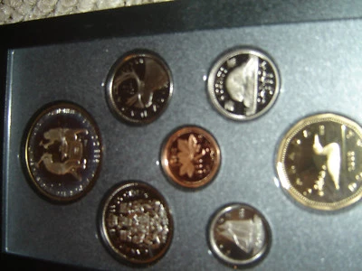 1988 Canada Proof Double Dollar Set (7 Coins Cent to Silver Dollar Mint Set RJ) - Image 1 of 3