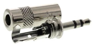 1 x PRO 3.5 mm Cable Mount Stereo Jack Plug, 3Pole - Picture 1 of 1