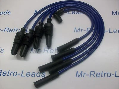 BLUE 8.5MM PERFORMANCE IGNITION LEADS FITS CITROEN AX BX ZX 1.1 1.4 1986 1997 HT - Image 1 of 4