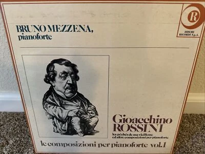 Rare BRUNO MEZZENA piano works ROSSINI 1stPress DISCHI RICORDI 3LP NM - Image 1 of 3
