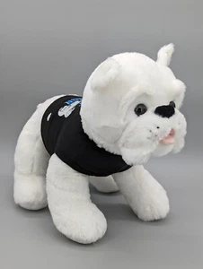 Build-A-Bear Workshop White Ruff & Tough Puppy 2016 perro con lengua que sobresale - Imagen 1 de 15