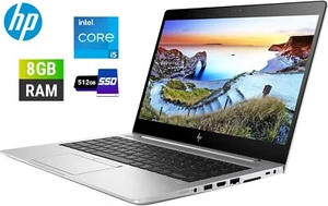 Hp Notebook 840 G5 14'Touch, i5 8250U, 8gb ram, 512 gb M2, tastiera QWERTZ (CH) - Afbeelding 1 van 3