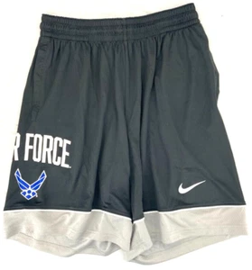 NEW USAF US Air Force Falcons Nike Fast Break Basketball Shorts Grey Men's L - Picture 1 of 8