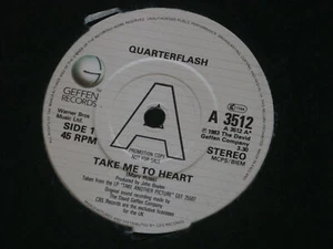 Quarterflash – Take Me To Heart PROMO 7" EX SHOP - Picture 1 of 2