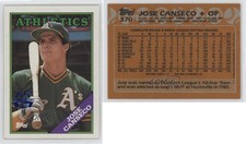 2016 Topps 65th Anniversary Buybacks Rare Blue Jose Canseco #1988-370