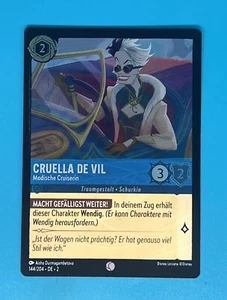 Disney Lorcana Rise of the Floodborn - Cruella De Vil 144/204 German Foil - Picture 1 of 2