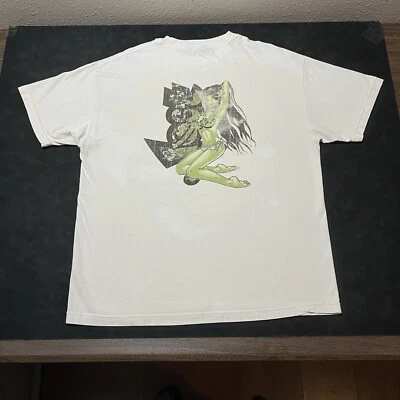 Vintage Lost Enterprises Shirt Hawaiin Hula Girl Sexy XL Pin Up Hook Ups Skate - Image 1 of 4