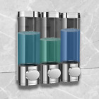 3 Chamber Shampoo Soap Dispenser No Leakage for Shower Wall Mounted and Conditio