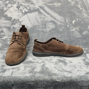 Clarks Active Air Shoes Mens 12 brown suede lace up comfort casual oxford - Picture 1 of 11