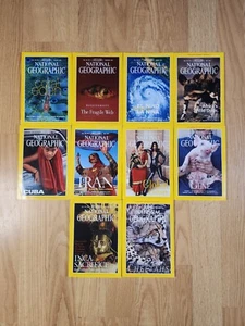 National Geographic Magazine 1999 Missing April and September Lot of 10 No Maps  - Picture 1 of 5