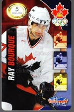 1998 Team Canada Olympic Valu-Net Phone Cards #2 Ray Bourque