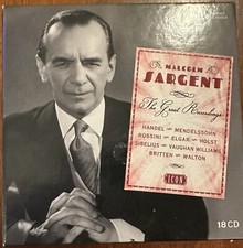 Sir Malcolm Sargent- THE GREAT RECORDINGS-CD