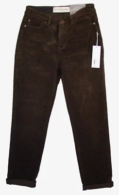 Soft Surroundings Corduroy Girlfriend Pants Womens Size 2 Coffee Bean Brown NWT - Image 1 of 4