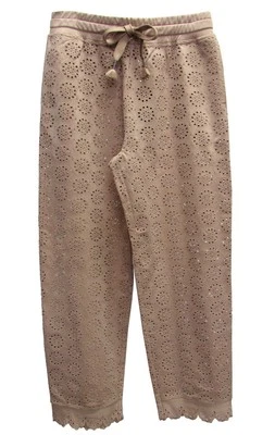 Pantalones bordados troquelados Fenty Puma by Rihanna para mujer, naturales, talla M Foto 1 de 4