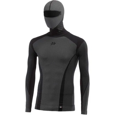 MAGLIA SOTTOCASCO MANICHE LUNGHE TECNICA SIXS SIX2 TS2 DB BLACK CARBON TG XS/S - Immagine 1 di 4