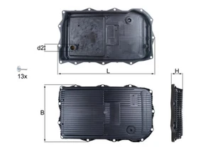 Automatic Gearbox Sump Pan fits BMW X3 F25, G01 2010 on Transmission Mahle New - Picture 1 of 4