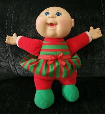 Cabbage Patch Cuties 2021 TINSLEY holiday christmas plush doll baby No Tush Tag - Изображение 1 из 4