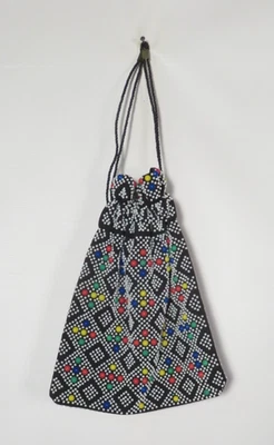Vintage Candy Dot Drawstring Purse - Image 1 of 4