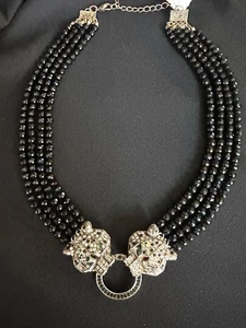 Natasha Multi Perlen Strings Tiger Halskette  - Bild 1 von 6