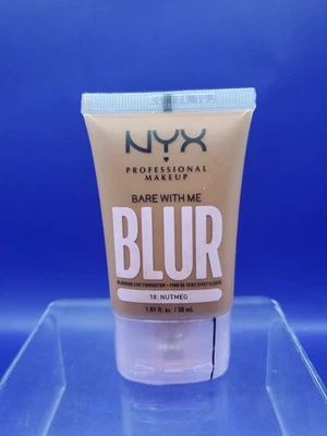 NYX PROFESSIONAL MAKEUP Bare With Me BLUR Skin Tint Foundation - 18 Nutmeg - Image 1 of 2