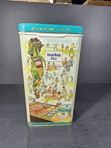 Uncle Bens Reis Sammler Blechdose -- 1987 Vintage -- Metall 8,5" x 4" - Bild 1 von 11
