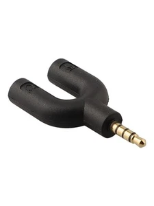 For Audio Devices Headphone Y Splitter 3.5mm Male Female 4 Pole Audio Earphone - Picture 1 of 25