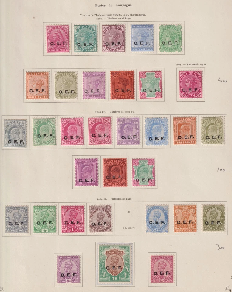 Fuerza Expedicionaria China 1900 SG C1-C34 sin C27/VALOR CAT $500 Foto 1 de 1