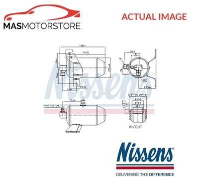A/C AIR CONDITIONING DRYER NISSENS 95104 FOR CITROËN XSARA 1.9L,2L,1.4L - Image 1 of 4