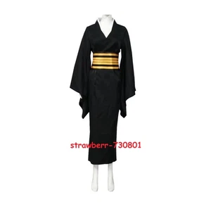 Demon Slayer Nakime Cosplay Anime Full Set Costume Kimono Carnival Set Halloween - Picture 1 of 7