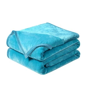 Soft King Size Blanket Warm Fuzzy Microplush Lightweight Thermal Fleece Blankets - Picture 1 of 8