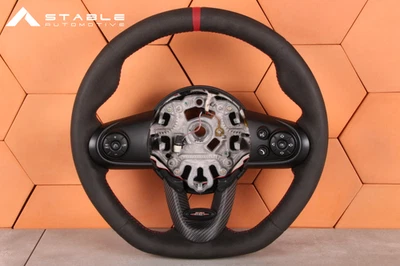 MINI F54 F55 F56 F57 F60 ORIGINAL LENKRAD SPORT JCW ALCANTARA CARBON 5959 km !!! - Bild 1 von 4