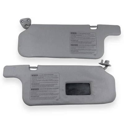 Par de parasoles laterales para conductor y pasajero Toyota RAV4 1996-2000 vinilo gris azul Foto 1 de 4