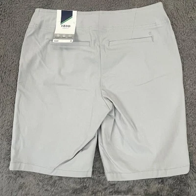 Izod Golf Shorts Womens 6 Gray Sun Control Wicking Stretch Performance - NEW - Image 1 of 4