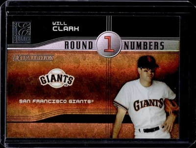 2004 Donruss Elite Extra Edition Will Clark Round Numbers #154/500 Giants - Image 1 of 2