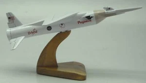 X-43 Hyper-X NASA Pegasus Experimental X43 Airplane Desk Wood Model Small New - Picture 1 of 1