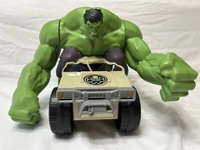 Marvel Avengers XPV Remote Control Hulk Smash RC Jeep Truck No Remote Powers On - Image 1 of 4