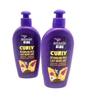 Aussie Kids Curly Hair Detangling Milk 6.7oz Leave-In Conditioner, 200ml 2Pack - Picture 1 of 5