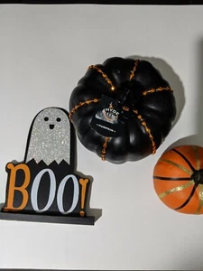 Halloween Kürbisse Geist Deko Saisonale Deko NEU - Bild 1 von 5